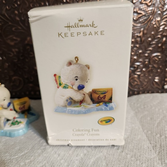 2008 Coloring Fun Hallmark Keepsake Ornament Christmas Memories Childhood - Picture 7 of 10